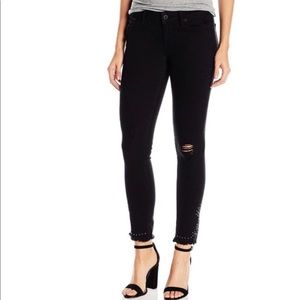 NWOT Lucky Brand Bridgette skinny studded jeans